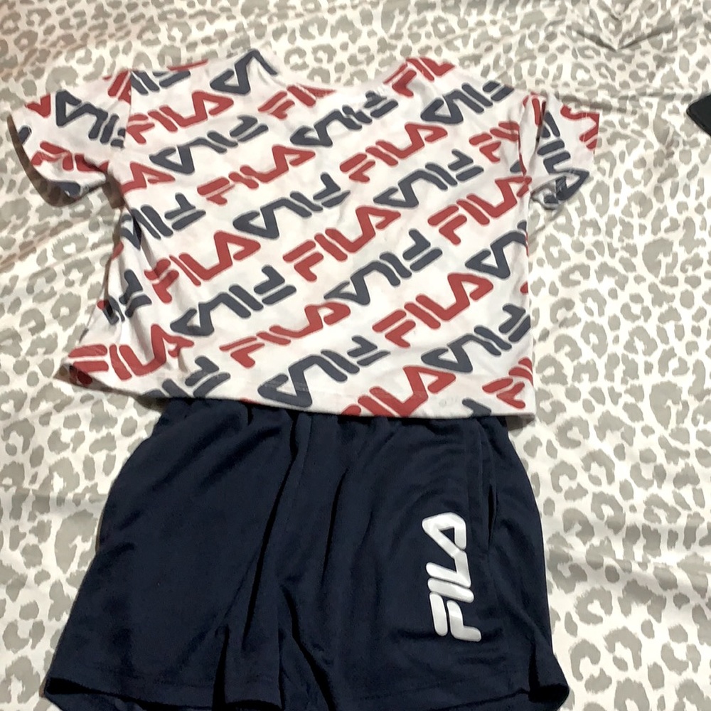 Good fitting out fit for little girl made by fila